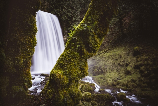 Columbia River Gorge waterfall OR 