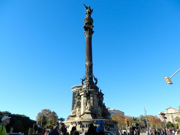 Columbus Monument Barcelona Designed by Antoni Fages i Ferrer 