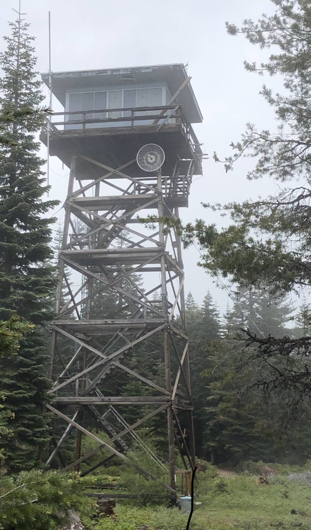 Condemned Robinson Butte Lookout Tower