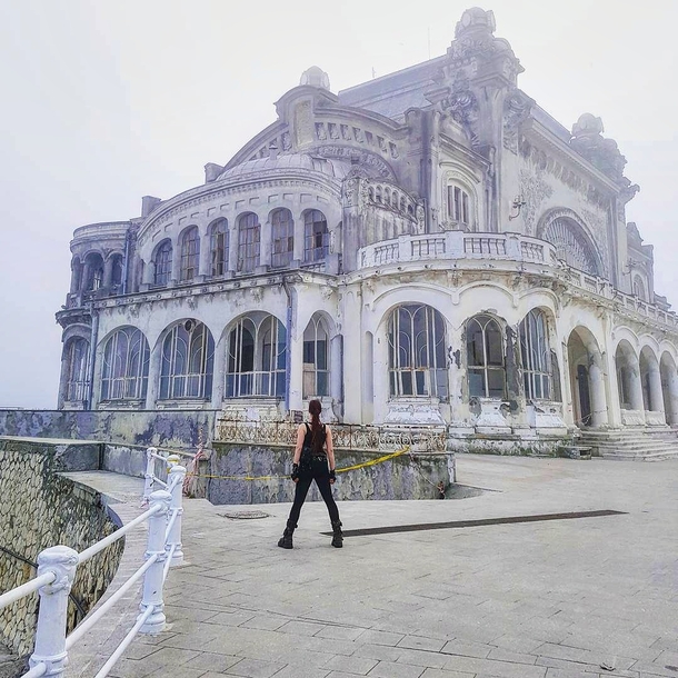 Constanta Casino before being redeveloped- this is in Romania on a seafront