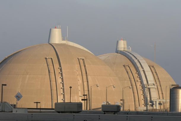 Containment Domes at the San Onofre Nuclear Power Plant- Pendleton California