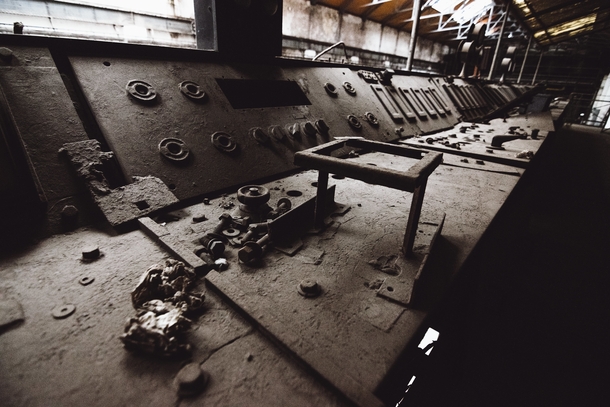 control panels in abandoned factory utr_inf on IG