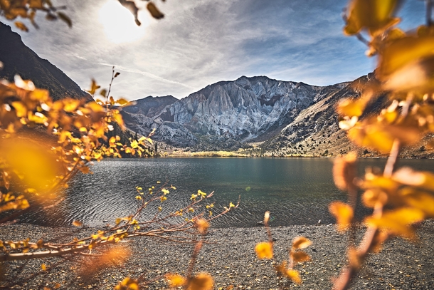Convict Lake -SoCal- right before it was dumped on by snow for the season    