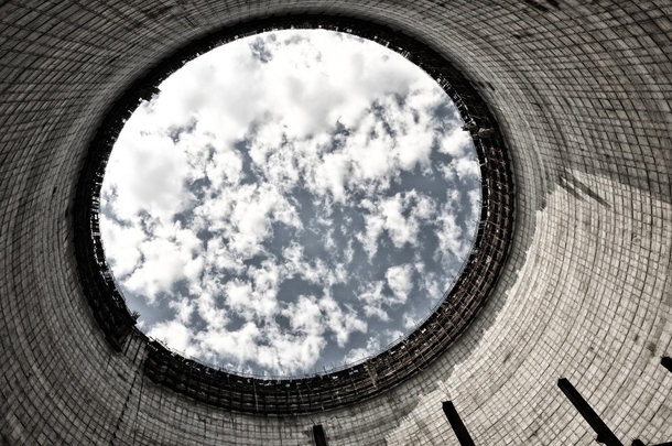Cooling tower in Chernobyl