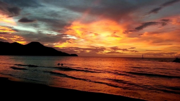 Costa Rican sunset