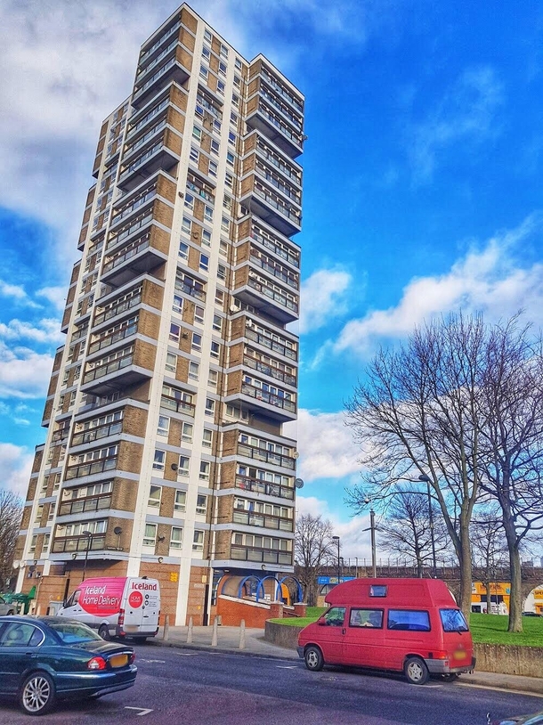 Council Tower Block South London Built in  