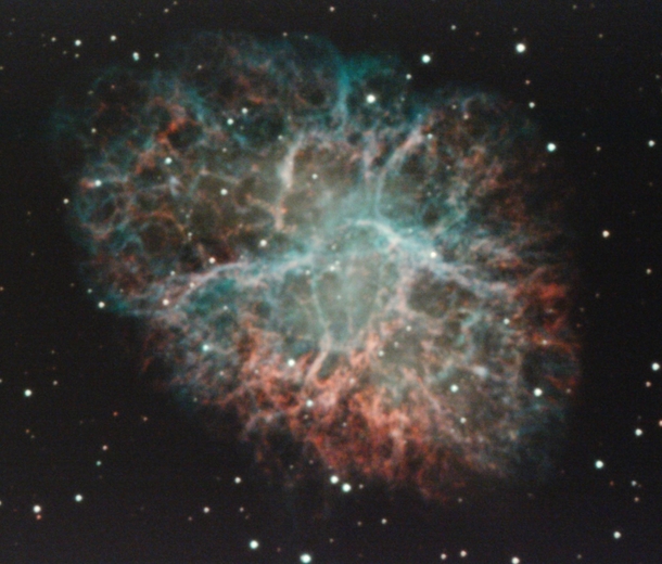 Crab Nebula M the superb supernova remnant in Taurus 