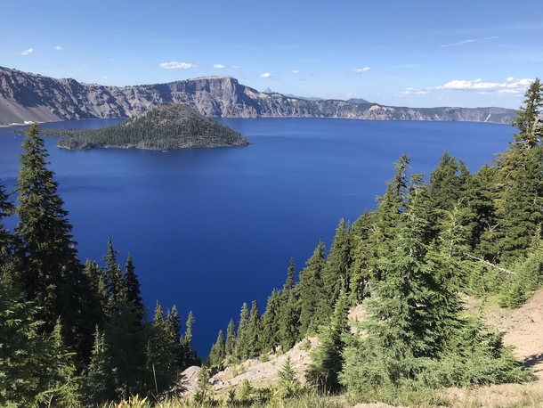 Crater lake- bluest of the blue x 
