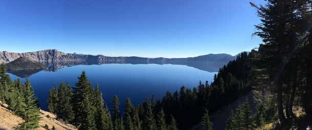 Crater Lake in the Morning - Oregon 
