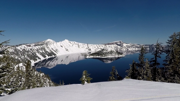 Crater Lake OR  --- For the love that is all that is holy let me post this First Reddit post - th attempt Much love yours Fin