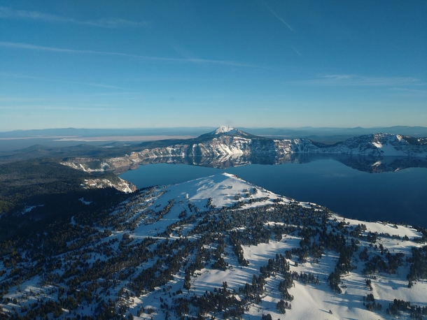 Crater Lake OR from  ft MSL 