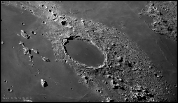 Crater Plato and its surroundings
