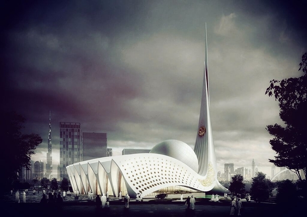 Crescent  The Iconic Mosque in Dubai by Design Plus Architects amp Rat Studio