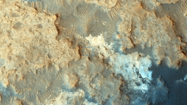 Curiosity Rover at Pahrump Hills x