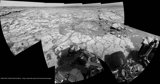 Curiosity Rover latest panorama Sol  