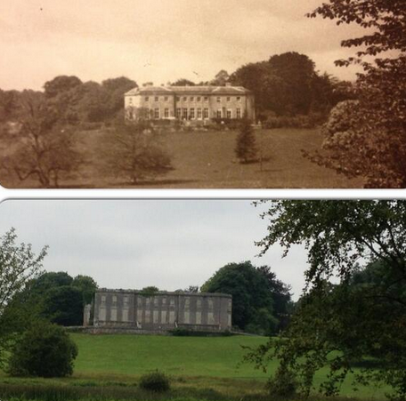 Curraghchase House Ireland Destroyed by fire in  