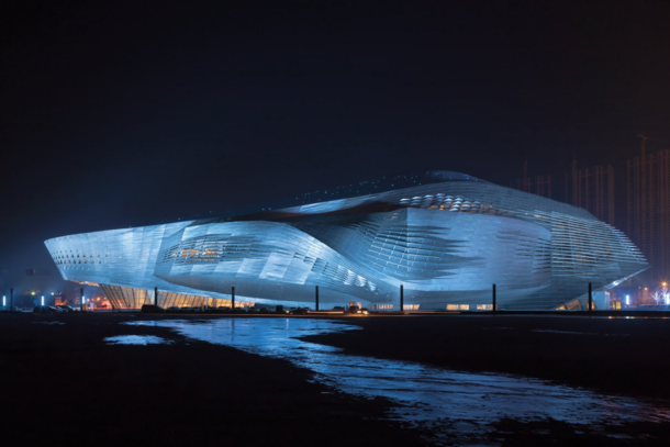 Dalian international conference center in China by Austrian firm Coop Himmelblau