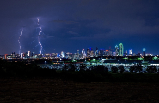 Dallas Texas Full Skyline