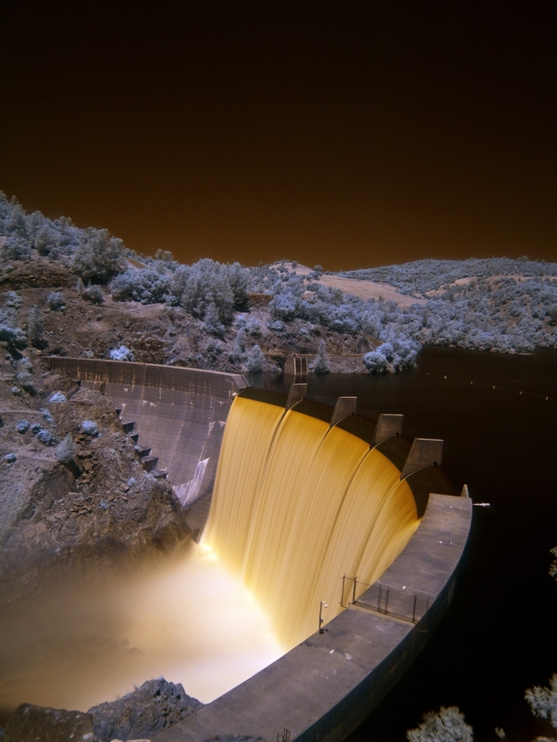 Dam at Englebright Lake CA 