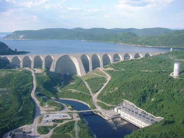Daniel-Johnson Dam Quebec Canada 