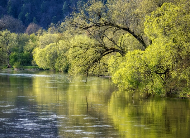 Danube river southern Germany 