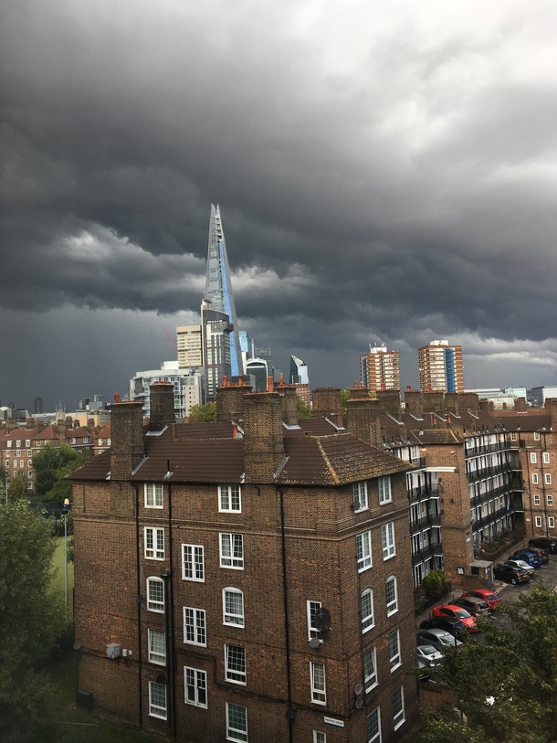 Dark clouds over London