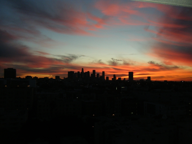 Dawn in Los Angeles 