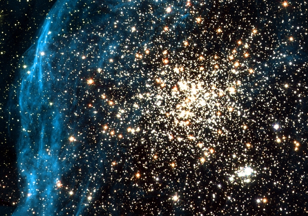 Dazzling Star Cluster NGC  