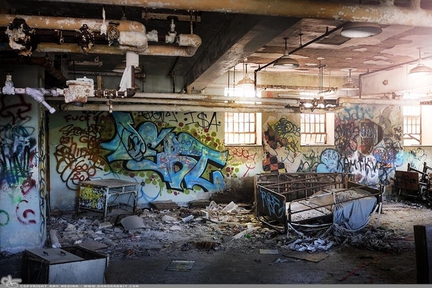 Debt Bed - Abandoned Psychiatric Hospital in New York 
