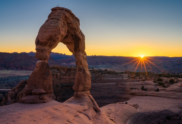 Delicate Arch in Arches National Park 