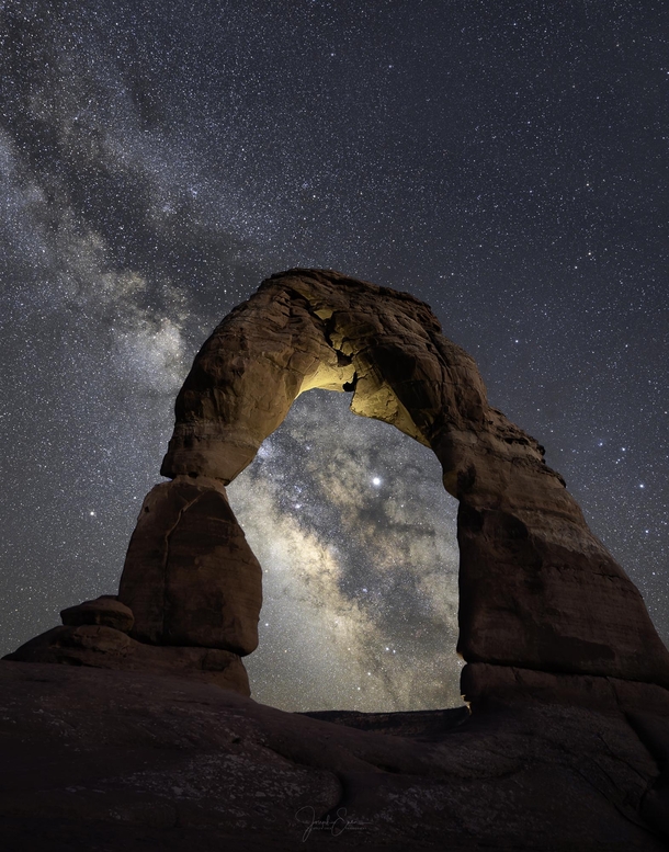 Delicate Arch Milky Way 