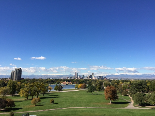 Denver CO from top of Museum of Nature and Science 