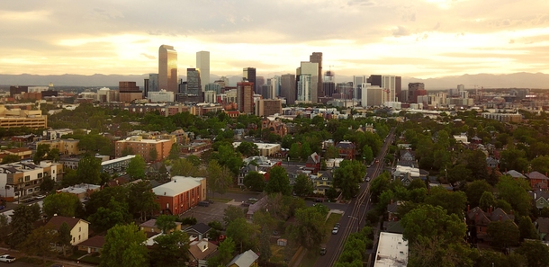 Denver Evening Skyline 