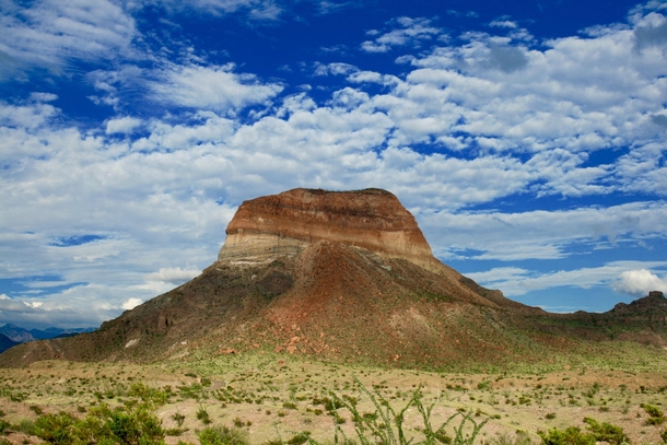 Desert Mountain in Big Bend National Park TX 