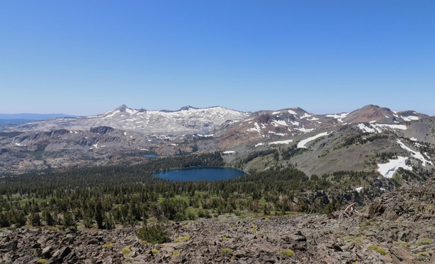Desolation Wilderness from the top of Mt Tallac 