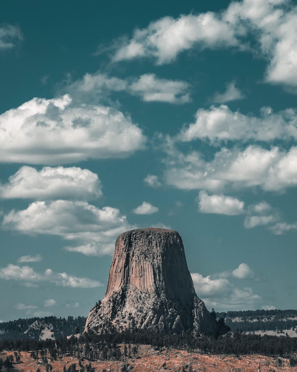 Devils Tower in Wyoming 