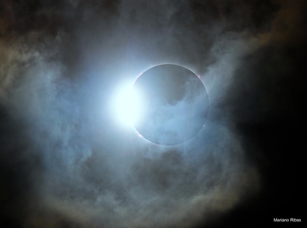 Diamond in the Sky solar eclipse by Mariano Ribas Planetario de la Ciudad de Buenos Aires  