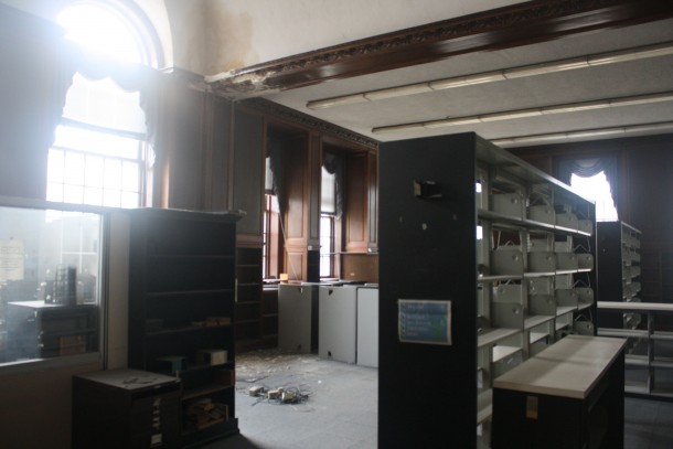 Disused library at The College of New Jersey 