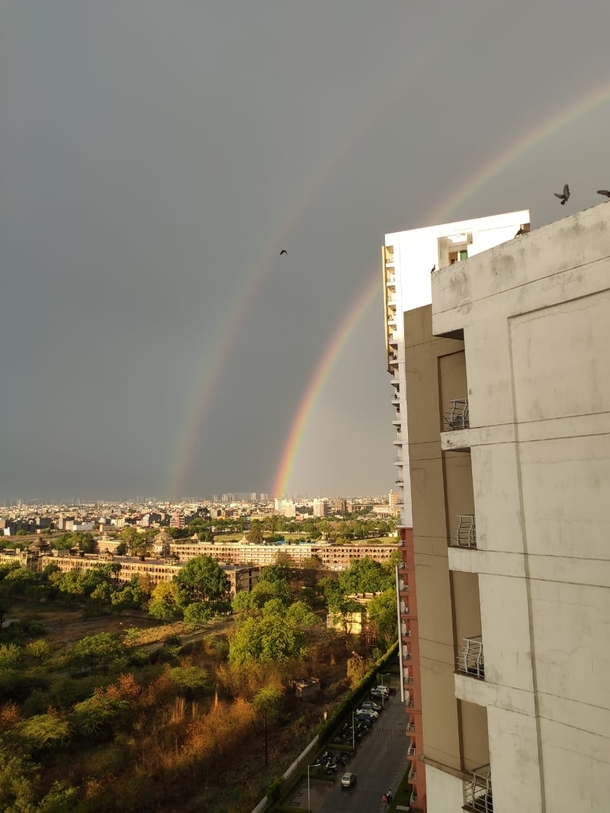 Double Rainbow in Noida