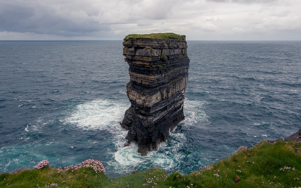 Downpatrick Head Ireland -- Separated by St Patrick to isolate a pagan chieftain according to legend OC 