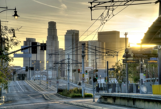 Downtown LA from Boyle Heights x-post rLosAngeles