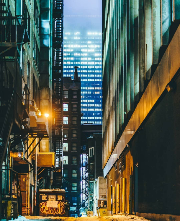 Downtown Montreal backalley