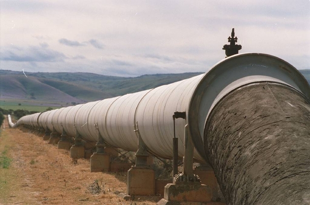 Drinking-Water Pipeline from Menindee to Broken Hills Australia 