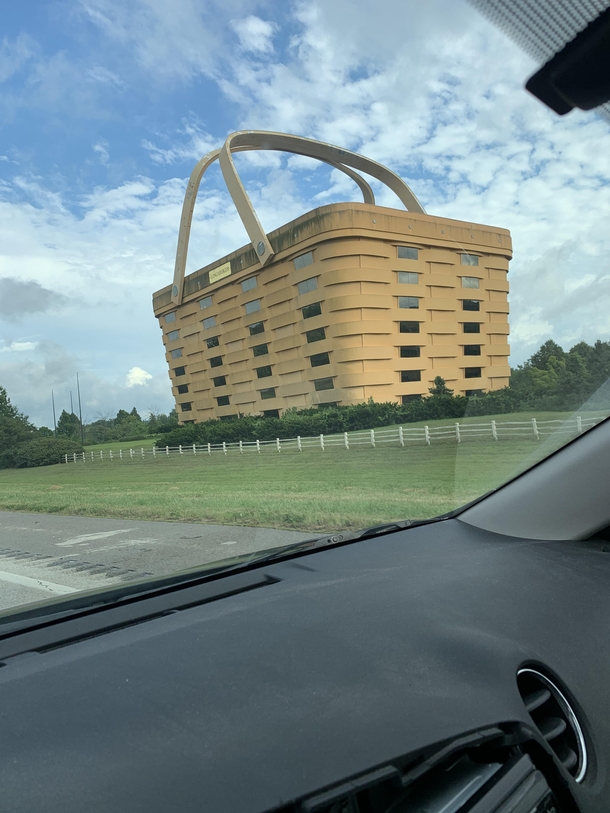 Drove by a basket building in Ohio