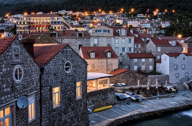 Dubrovnik Croatia West Port Houses
