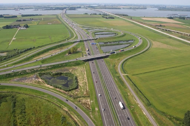 Dutch Highway Interchange Klaverpolder