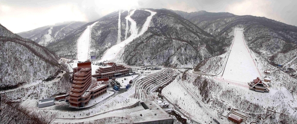 Dystopian Ski Resort at Mt Kumgang in North Korea 