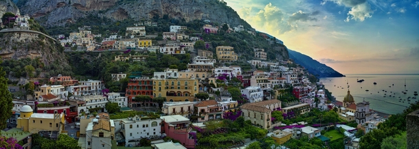 Early morning in Positano Italy by Adam Spigel 