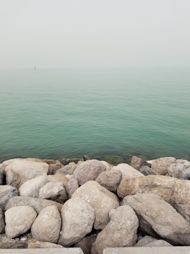 Early morning picture of Kuwait Bay from Sharq Kuwait 