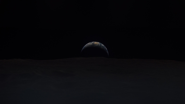 Earth beyond the Moons horizon as seen by the Apollo  astronauts from lunar orbit  years ago